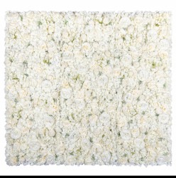 Cream White Flower Wall