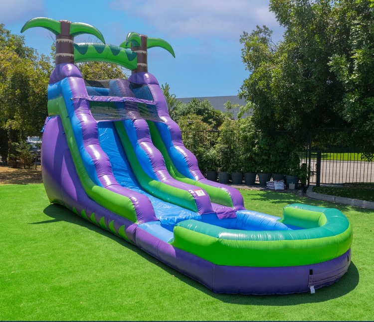 16’ Purple Tropical Water Slide
